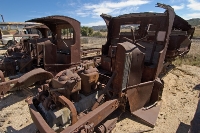 DSC_3315 Many amazing vehicles and implements of origin and times of industrial development are on display at the Motor Transport Museum in Campo, CA