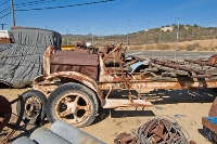 DSC_3327 Many amazing vehicles and implements of origin and times of industrial development are on display at the Motor Transport Museum in Campo, CA