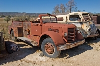 DSC_3357 Many amazing vehicles and implements of origin and times of industrial development are on display at the Motor Transport Museum in Campo, CA