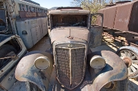 DSC_3361 Many amazing vehicles and implements of origin and times of industrial development are on display at the Motor Transport Museum in Campo, CA