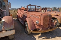 DSC_3383 Many amazing vehicles and implements of origin and times of industrial development are on display at the Motor Transport Museum in Campo, CA